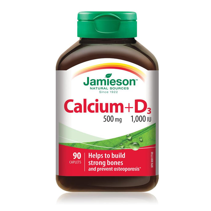 Jamieson Calcium 500 mg & Vitamin D3 1000 IU