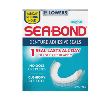 Sea Bond Original Joints adhésifs pour prothèses inférieures