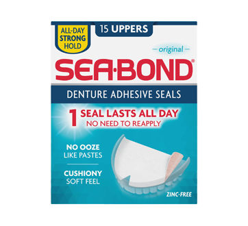 Sea Bond Original Denture Adhesive Seals Uppers