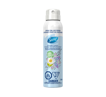 Secret Invisible Spray Antiperspirant - Cool Waterlily