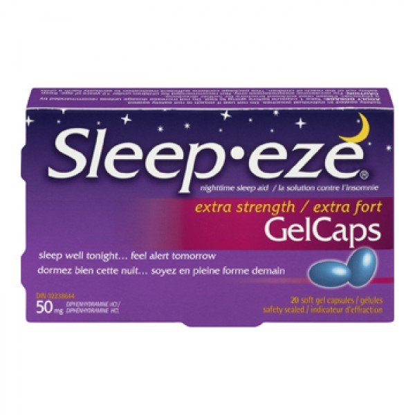 Capsules de gel extra-fortes Sleep-eze