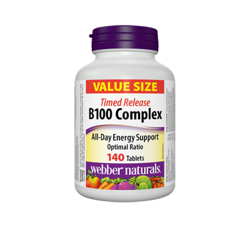 Webber Naturals B100 Complex Time Release - Format économique