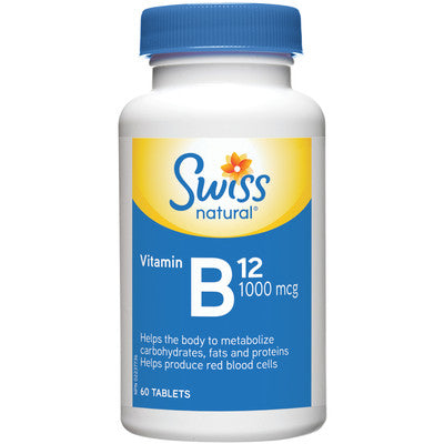 Vitamine B12 naturelle suisse 1000mcg