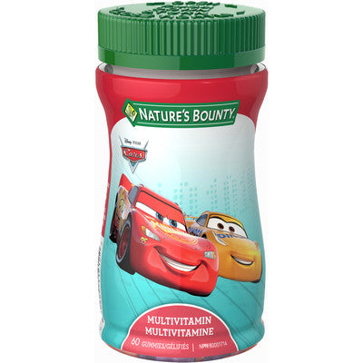 Nature's Bounty Disney Car Bonbons gélifiés multivitaminés